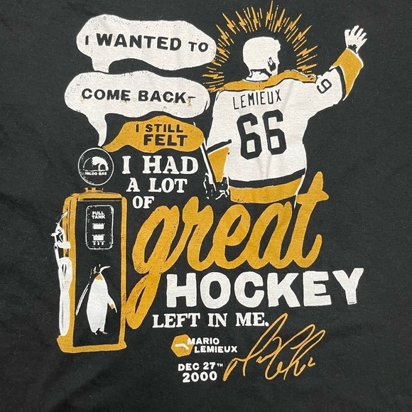 Mario Lemieux Molson Canadian Hockey T-shirt - Picture 4 of 4